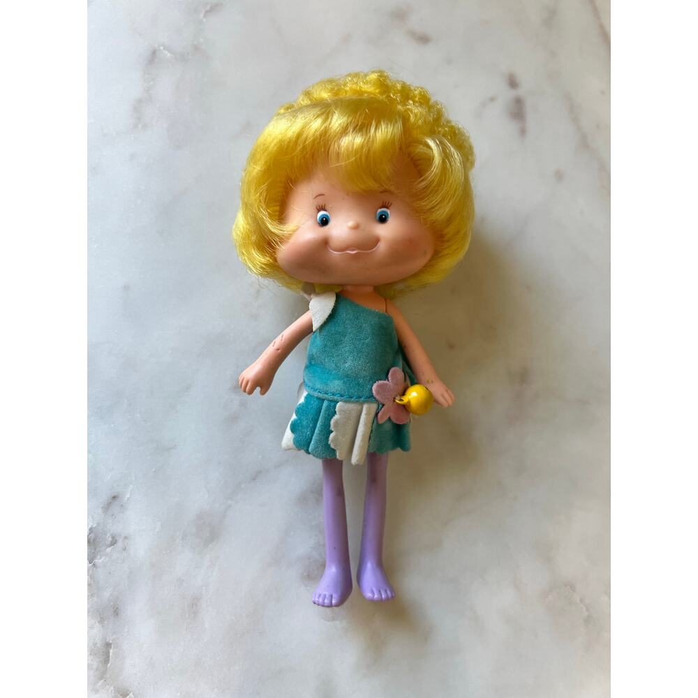 American Greetings 1982 Herself The Elf Figure Purple Legs Blue Dress